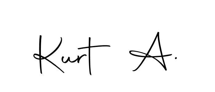 Similarly Autography-DOLnW is the best handwritten signature design. Signature creator online .You can use it as an online autograph creator for name Kurt A.. Kurt A. signature style 10 images and pictures png