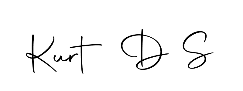 Create a beautiful signature design for name Kurt D S. With this signature (Autography-DOLnW) fonts, you can make a handwritten signature for free. Kurt D S signature style 10 images and pictures png