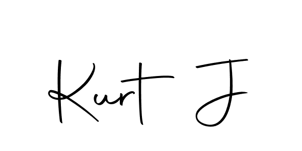You should practise on your own different ways (Autography-DOLnW) to write your name (Kurt J) in signature. don't let someone else do it for you. Kurt J signature style 10 images and pictures png