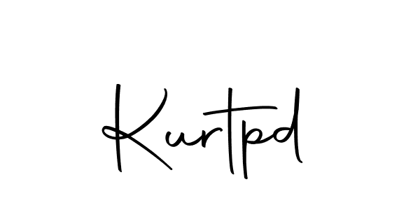 Use a signature maker to create a handwritten signature online. With this signature software, you can design (Autography-DOLnW) your own signature for name Kurtpd. Kurtpd signature style 10 images and pictures png