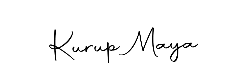 The best way (Autography-DOLnW) to make a short signature is to pick only two or three words in your name. The name Kurup Maya include a total of six letters. For converting this name. Kurup Maya signature style 10 images and pictures png