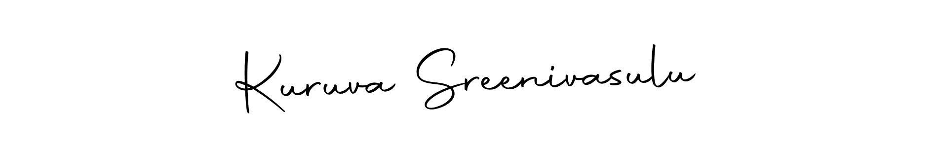You can use this online signature creator to create a handwritten signature for the name Kuruva Sreenivasulu. This is the best online autograph maker. Kuruva Sreenivasulu signature style 10 images and pictures png