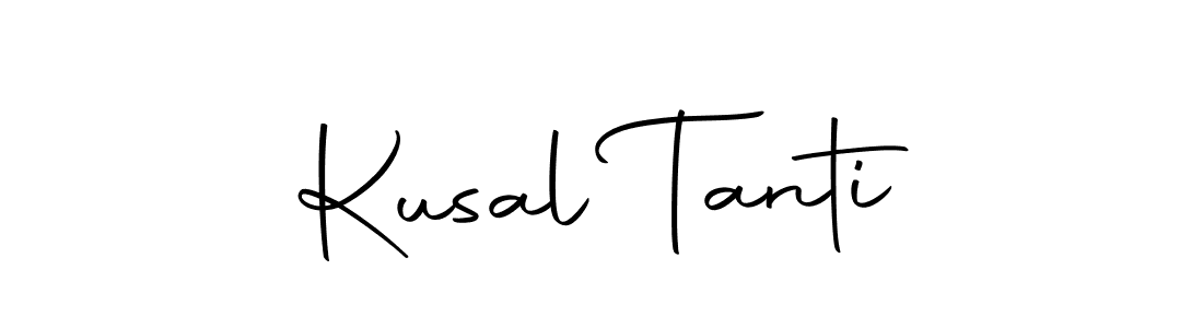 You should practise on your own different ways (Autography-DOLnW) to write your name (Kusal Tanti) in signature. don't let someone else do it for you. Kusal Tanti signature style 10 images and pictures png