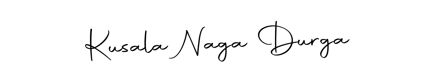 Create a beautiful signature design for name Kusala Naga Durga. With this signature (Autography-DOLnW) fonts, you can make a handwritten signature for free. Kusala Naga Durga signature style 10 images and pictures png