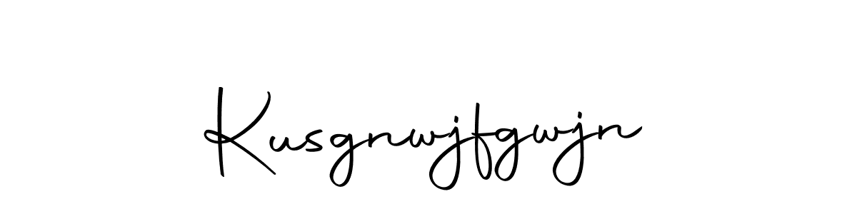 Design your own signature with our free online signature maker. With this signature software, you can create a handwritten (Autography-DOLnW) signature for name Kusgnwjfgwjn. Kusgnwjfgwjn signature style 10 images and pictures png