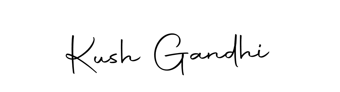 Use a signature maker to create a handwritten signature online. With this signature software, you can design (Autography-DOLnW) your own signature for name Kush Gandhi. Kush Gandhi signature style 10 images and pictures png