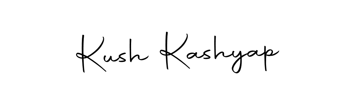 Create a beautiful signature design for name Kush Kashyap. With this signature (Autography-DOLnW) fonts, you can make a handwritten signature for free. Kush Kashyap signature style 10 images and pictures png