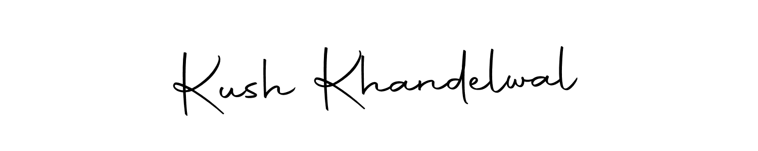 Kush Khandelwal stylish signature style. Best Handwritten Sign (Autography-DOLnW) for my name. Handwritten Signature Collection Ideas for my name Kush Khandelwal. Kush Khandelwal signature style 10 images and pictures png