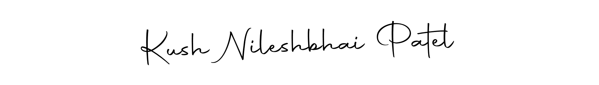 You should practise on your own different ways (Autography-DOLnW) to write your name (Kush Nileshbhai Patel) in signature. don't let someone else do it for you. Kush Nileshbhai Patel signature style 10 images and pictures png