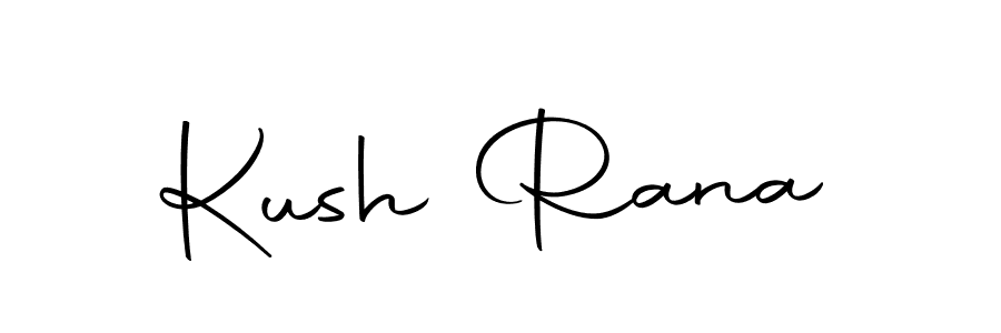 Create a beautiful signature design for name Kush Rana. With this signature (Autography-DOLnW) fonts, you can make a handwritten signature for free. Kush Rana signature style 10 images and pictures png