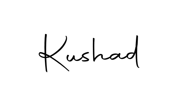 Kushad stylish signature style. Best Handwritten Sign (Autography-DOLnW) for my name. Handwritten Signature Collection Ideas for my name Kushad. Kushad signature style 10 images and pictures png