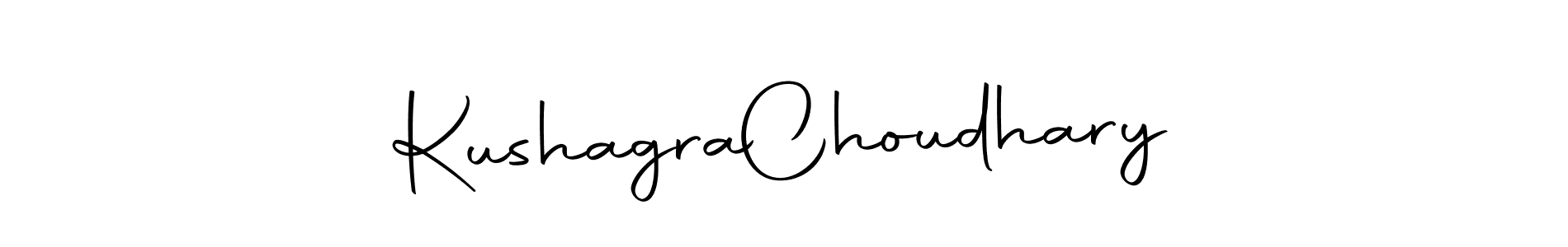 Design your own signature with our free online signature maker. With this signature software, you can create a handwritten (Autography-DOLnW) signature for name Kushagra  Choudhary. Kushagra  Choudhary signature style 10 images and pictures png