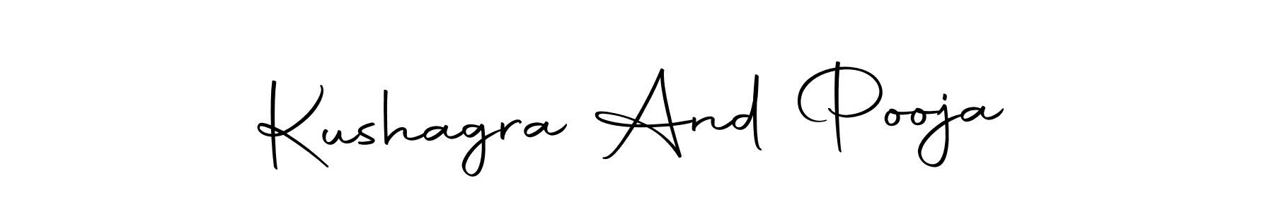 Use a signature maker to create a handwritten signature online. With this signature software, you can design (Autography-DOLnW) your own signature for name Kushagra And Pooja. Kushagra And Pooja signature style 10 images and pictures png