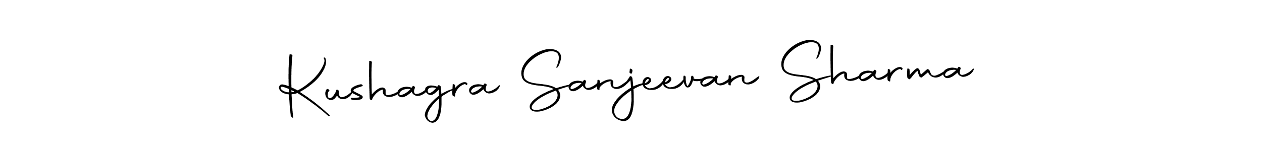 Design your own signature with our free online signature maker. With this signature software, you can create a handwritten (Autography-DOLnW) signature for name Kushagra Sanjeevan Sharma. Kushagra Sanjeevan Sharma signature style 10 images and pictures png