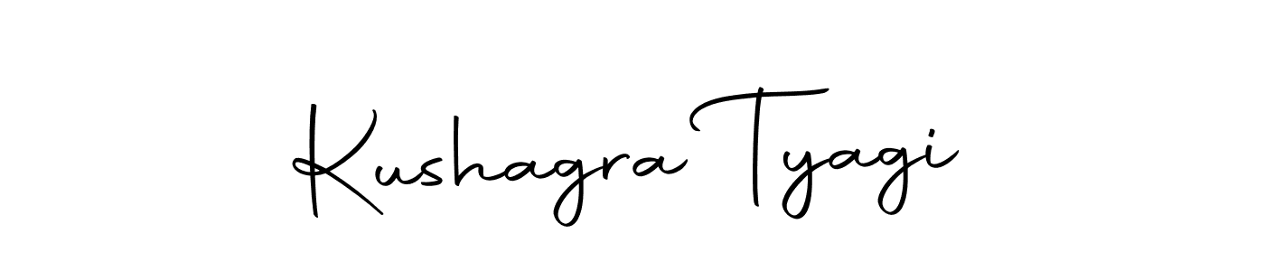 The best way (Autography-DOLnW) to make a short signature is to pick only two or three words in your name. The name Kushagra Tyagi include a total of six letters. For converting this name. Kushagra Tyagi signature style 10 images and pictures png