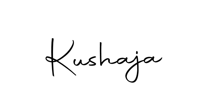 Make a beautiful signature design for name Kushaja. With this signature (Autography-DOLnW) style, you can create a handwritten signature for free. Kushaja signature style 10 images and pictures png