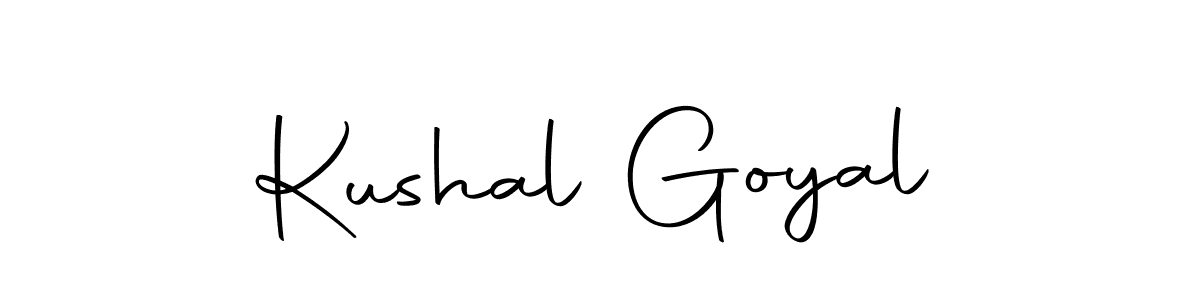 Design your own signature with our free online signature maker. With this signature software, you can create a handwritten (Autography-DOLnW) signature for name Kushal Goyal. Kushal Goyal signature style 10 images and pictures png