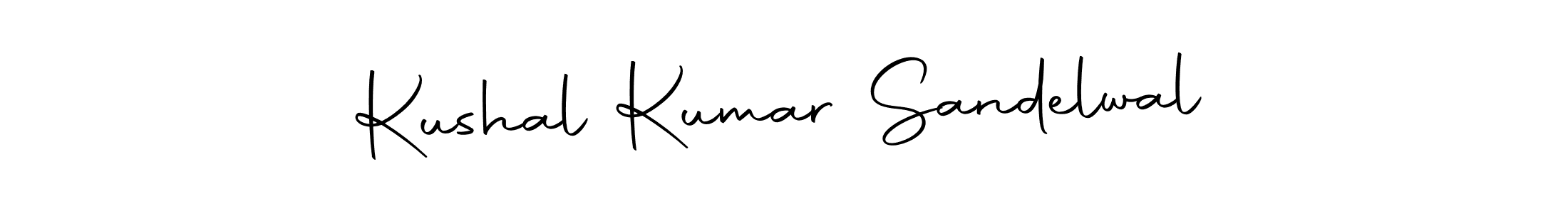 How to make Kushal Kumar Sandelwal signature? Autography-DOLnW is a professional autograph style. Create handwritten signature for Kushal Kumar Sandelwal name. Kushal Kumar Sandelwal signature style 10 images and pictures png