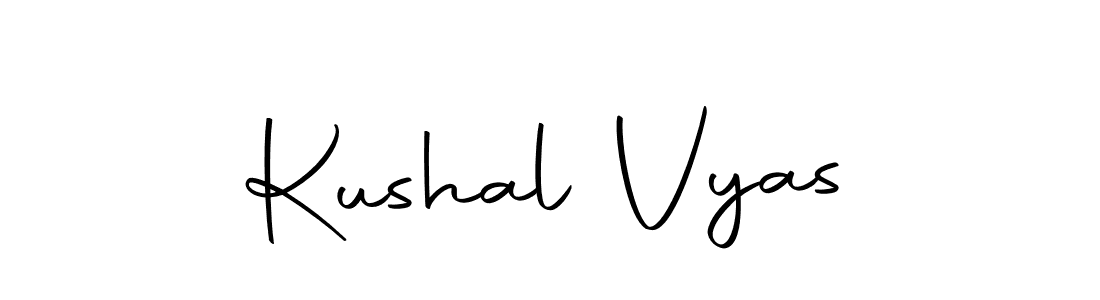 Also we have Kushal Vyas name is the best signature style. Create professional handwritten signature collection using Autography-DOLnW autograph style. Kushal Vyas signature style 10 images and pictures png