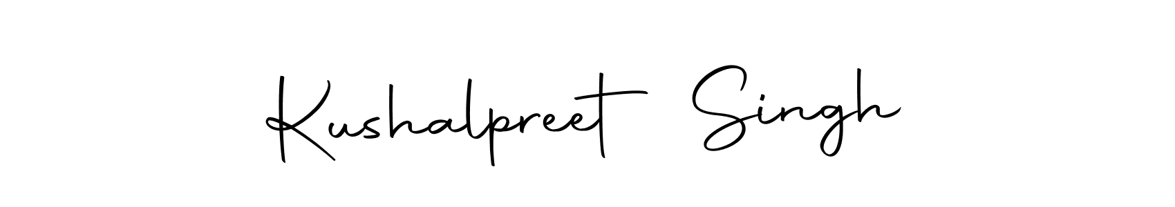 Design your own signature with our free online signature maker. With this signature software, you can create a handwritten (Autography-DOLnW) signature for name Kushalpreet Singh. Kushalpreet Singh signature style 10 images and pictures png