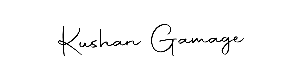 Make a beautiful signature design for name Kushan Gamage. Use this online signature maker to create a handwritten signature for free. Kushan Gamage signature style 10 images and pictures png