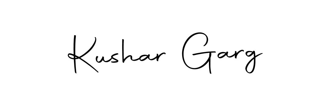 Design your own signature with our free online signature maker. With this signature software, you can create a handwritten (Autography-DOLnW) signature for name Kushar Garg. Kushar Garg signature style 10 images and pictures png