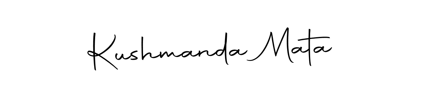 Create a beautiful signature design for name Kushmanda Mata. With this signature (Autography-DOLnW) fonts, you can make a handwritten signature for free. Kushmanda Mata signature style 10 images and pictures png