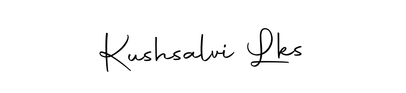 Also we have Kushsalvi Lks name is the best signature style. Create professional handwritten signature collection using Autography-DOLnW autograph style. Kushsalvi Lks signature style 10 images and pictures png