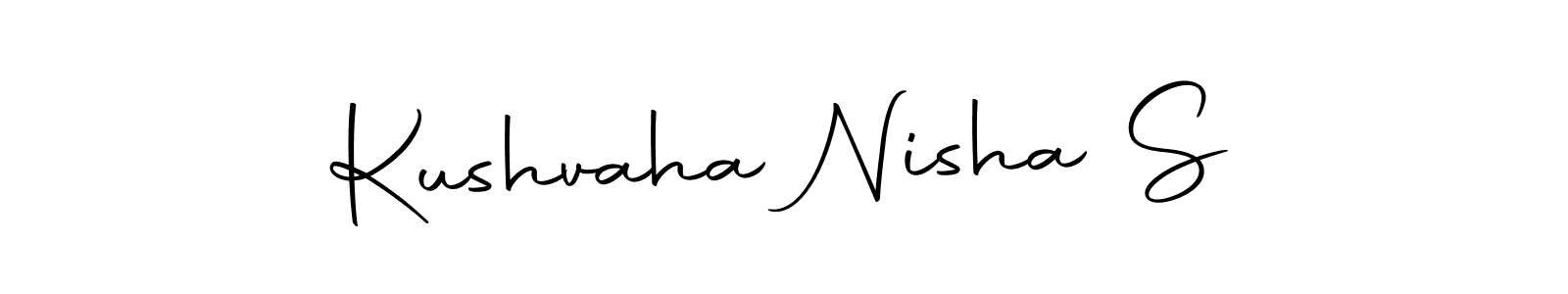 Also we have Kushvaha Nisha S name is the best signature style. Create professional handwritten signature collection using Autography-DOLnW autograph style. Kushvaha Nisha S signature style 10 images and pictures png