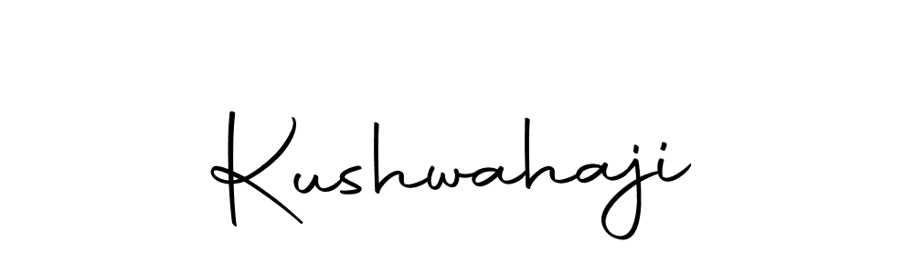 You should practise on your own different ways (Autography-DOLnW) to write your name (Kushwahaji) in signature. don't let someone else do it for you. Kushwahaji signature style 10 images and pictures png