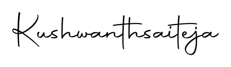 Autography-DOLnW is a professional signature style that is perfect for those who want to add a touch of class to their signature. Get Kushwanthsaiteja name fancy signature for free. Kushwanthsaiteja signature style 10 images and pictures png