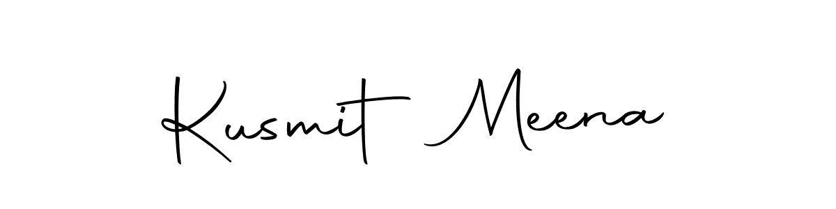 Design your own signature with our free online signature maker. With this signature software, you can create a handwritten (Autography-DOLnW) signature for name Kusmit Meena. Kusmit Meena signature style 10 images and pictures png