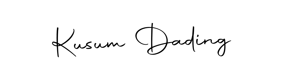 This is the best signature style for the Kusum Dading name. Also you like these signature font (Autography-DOLnW). Mix name signature. Kusum Dading signature style 10 images and pictures png