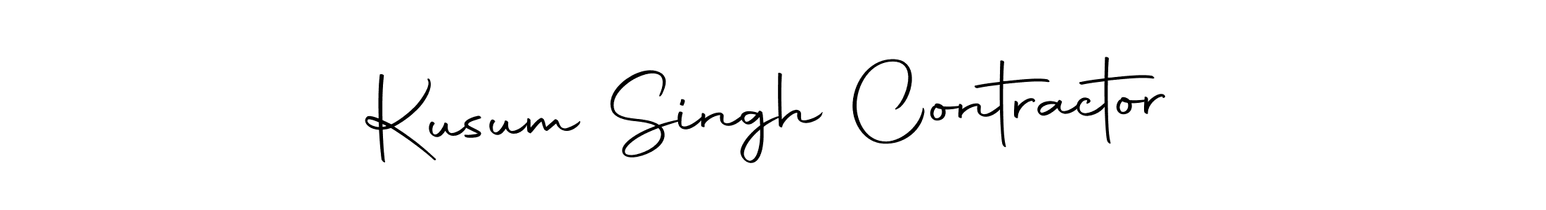 Make a short Kusum Singh Contractor signature style. Manage your documents anywhere anytime using Autography-DOLnW. Create and add eSignatures, submit forms, share and send files easily. Kusum Singh Contractor signature style 10 images and pictures png