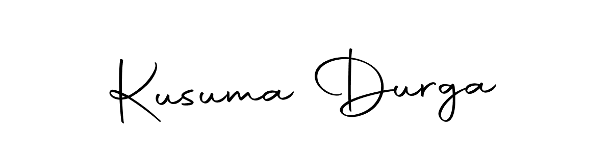 How to make Kusuma Durga signature? Autography-DOLnW is a professional autograph style. Create handwritten signature for Kusuma Durga name. Kusuma Durga signature style 10 images and pictures png