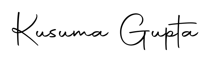 A sleek calligraphic signature for name Kusuma Gupta utilizing Autography-DOLnW styling. Great for adding personal signatures to photos and art. Kusuma Gupta signature style 10 images and pictures png