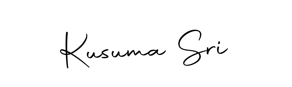 Design your own signature with our free online signature maker. With this signature software, you can create a handwritten (Autography-DOLnW) signature for name Kusuma Sri. Kusuma Sri signature style 10 images and pictures png