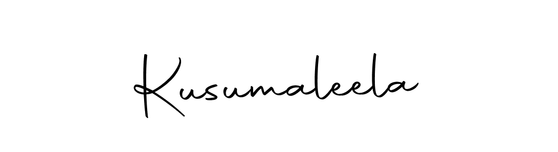 Make a short Kusumaleela signature style. Manage your documents anywhere anytime using Autography-DOLnW. Create and add eSignatures, submit forms, share and send files easily. Kusumaleela signature style 10 images and pictures png