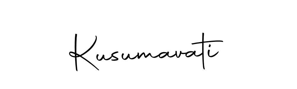 Autography-DOLnW is a professional signature style that is perfect for those who want to add a touch of class to their signature. It is also a great choice for those who want to make their signature more unique. Get Kusumavati name to fancy signature for free. Kusumavati signature style 10 images and pictures png