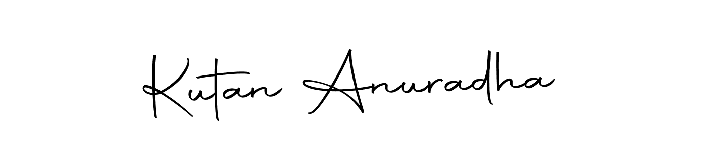 The best way (Autography-DOLnW) to make a short signature is to pick only two or three words in your name. The name Kutan Anuradha include a total of six letters. For converting this name. Kutan Anuradha signature style 10 images and pictures png