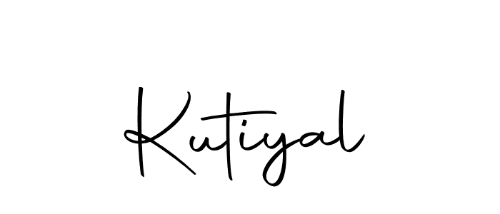 Use a signature maker to create a handwritten signature online. With this signature software, you can design (Autography-DOLnW) your own signature for name Kutiyal. Kutiyal signature style 10 images and pictures png