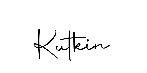 Kutkin stylish signature style. Best Handwritten Sign (Autography-DOLnW) for my name. Handwritten Signature Collection Ideas for my name Kutkin. Kutkin signature style 10 images and pictures png