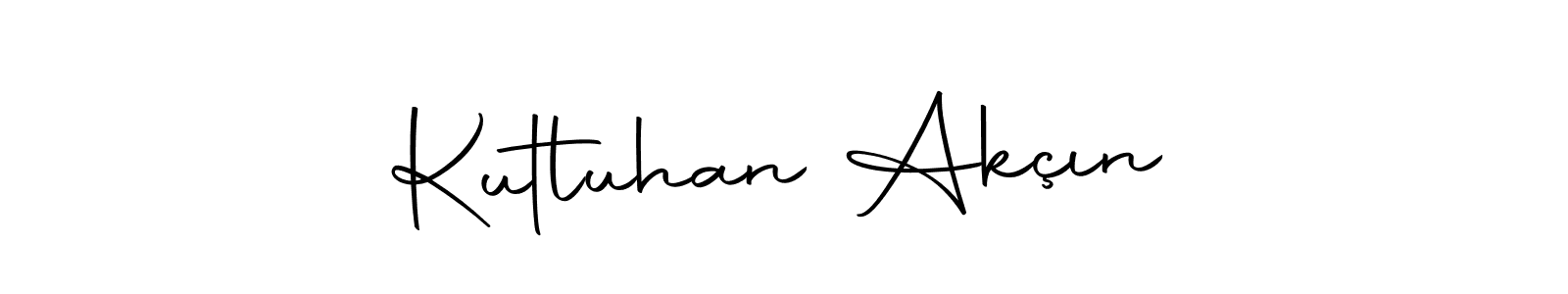 Make a beautiful signature design for name Kutluhan Akçın. With this signature (Autography-DOLnW) style, you can create a handwritten signature for free. Kutluhan Akçın signature style 10 images and pictures png