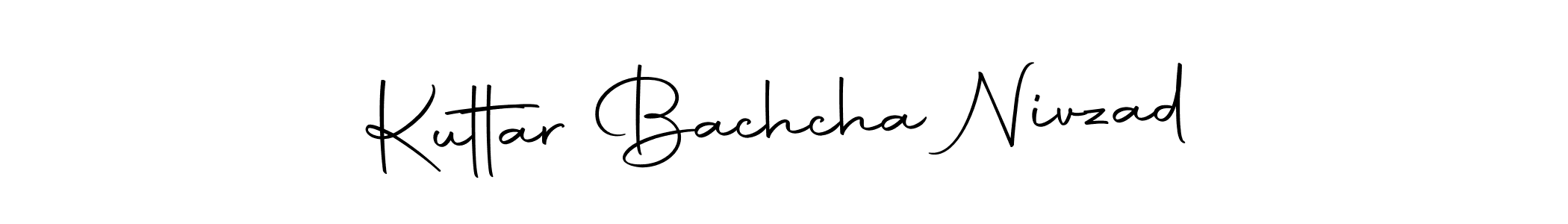 if you are searching for the best signature style for your name Kuttar Bachcha Nivzad. so please give up your signature search. here we have designed multiple signature styles  using Autography-DOLnW. Kuttar Bachcha Nivzad signature style 10 images and pictures png