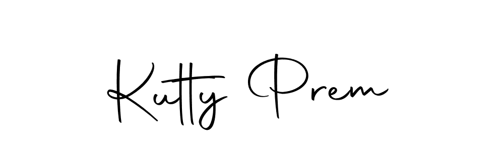 Kutty Prem stylish signature style. Best Handwritten Sign (Autography-DOLnW) for my name. Handwritten Signature Collection Ideas for my name Kutty Prem. Kutty Prem signature style 10 images and pictures png