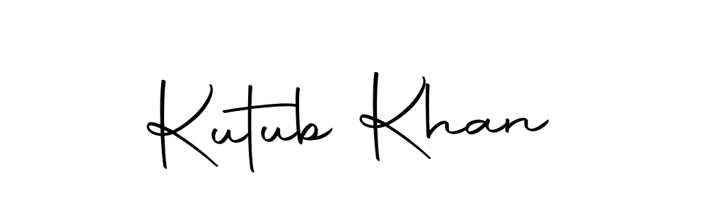 Use a signature maker to create a handwritten signature online. With this signature software, you can design (Autography-DOLnW) your own signature for name Kutub Khan. Kutub Khan signature style 10 images and pictures png