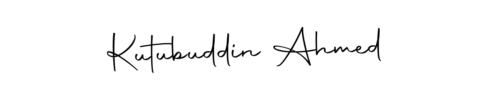 You can use this online signature creator to create a handwritten signature for the name Kutubuddin Ahmed. This is the best online autograph maker. Kutubuddin Ahmed signature style 10 images and pictures png