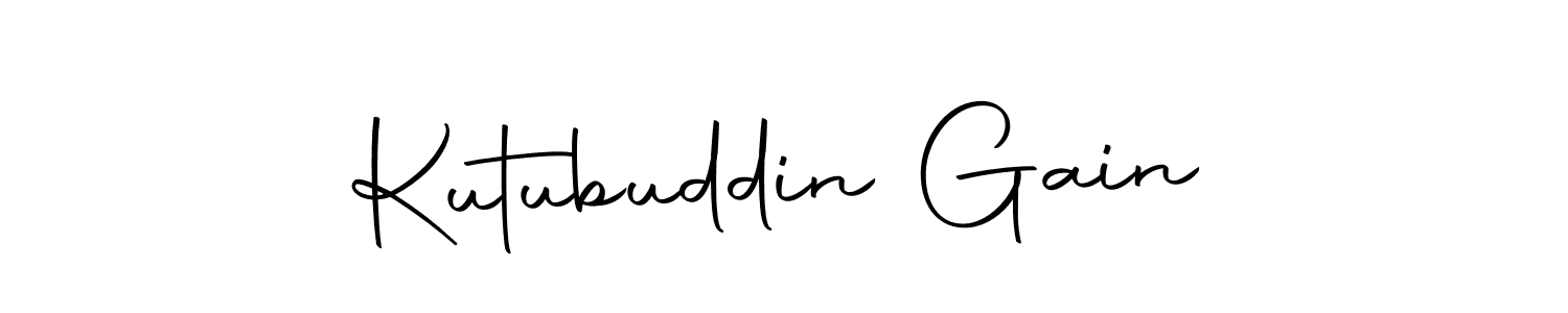 This is the best signature style for the Kutubuddin Gain name. Also you like these signature font (Autography-DOLnW). Mix name signature. Kutubuddin Gain signature style 10 images and pictures png