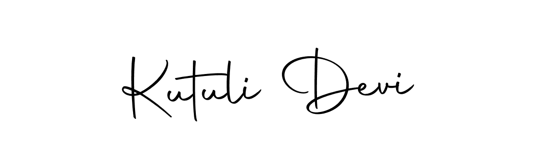 The best way (Autography-DOLnW) to make a short signature is to pick only two or three words in your name. The name Kutuli Devi include a total of six letters. For converting this name. Kutuli Devi signature style 10 images and pictures png