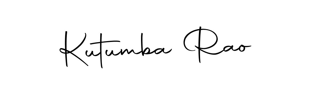 Here are the top 10 professional signature styles for the name Kutumba Rao. These are the best autograph styles you can use for your name. Kutumba Rao signature style 10 images and pictures png